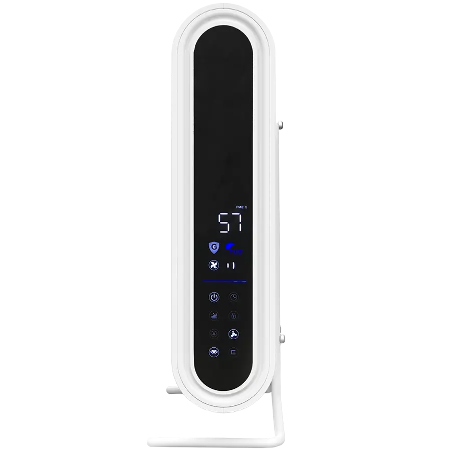 AENO Air Purifier AP2S, Wi-Fi, UV lamp, ionization, Tvoc sensor, CADR 420 m³/h, 50 m2, carbon filter + Hepa H13, wall mounting - image 1