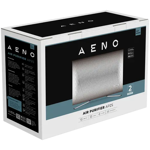 AENO Air Purifier AP2S, Wi-Fi, UV lamp, ionization, Tvoc sensor, CADR 420 m³/h, 50 m2, carbon filter + Hepa H13, wall mounting - image 6