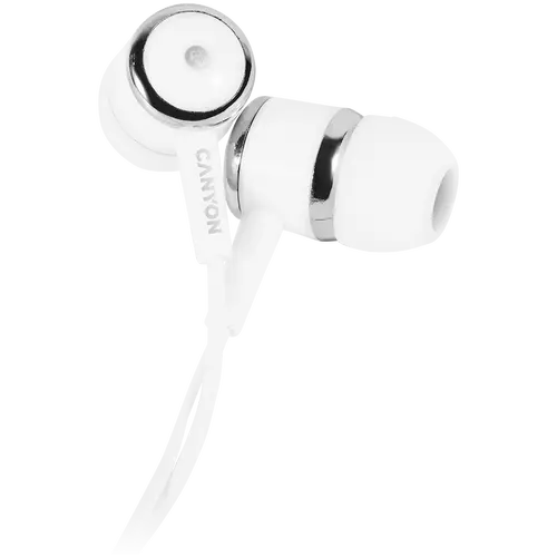 CANYON Căști stereo cu microfon, Albe