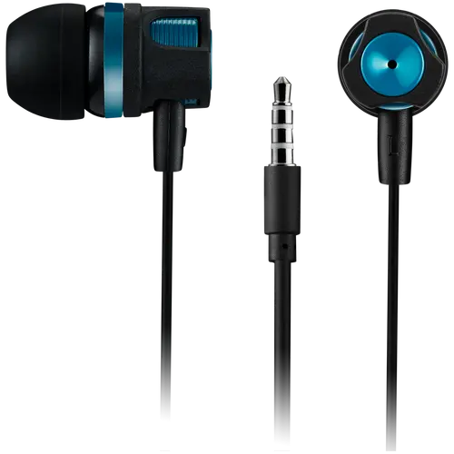 CANYON Stereo earphones with microphone, 1.2M, green - image 1