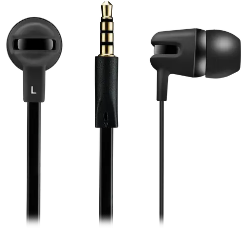 CANYON headphones SEP-4 Mic Flat 1.2m Black - image 1