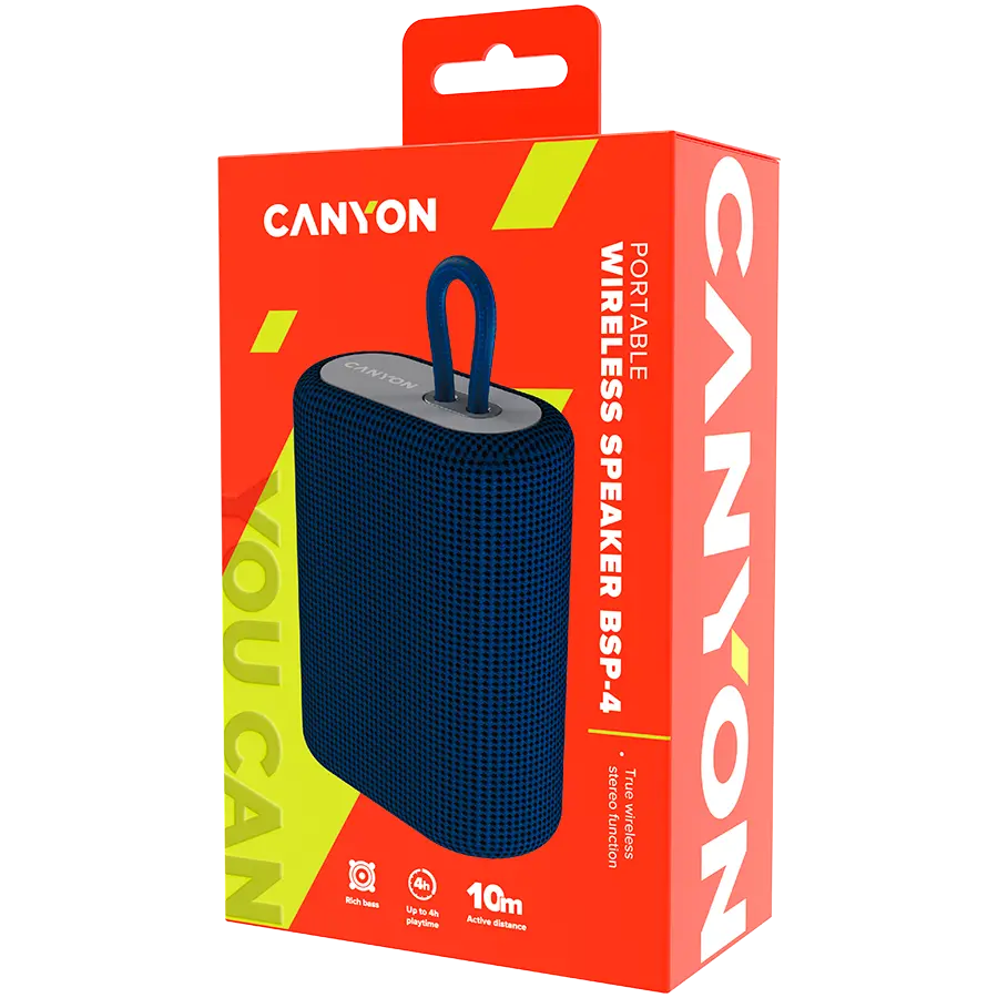 CANYON boxă BSP-4 5W Albastru - image 3