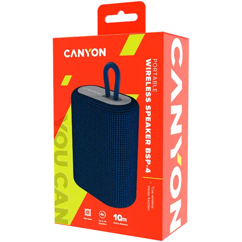 CANYON boxă BSP-4 5W Albastru - 4