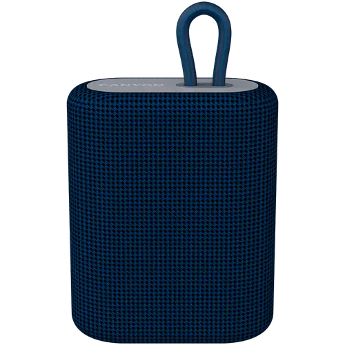 CANYON BSP-4, Bluetooth Speaker, BT V5.0, BLUETRUM AB5365A, TF card support, Type-C USB port, 1200mAh polymer battery, Blue, cable length 0.42m, 114*93*51mm, 0.29kg