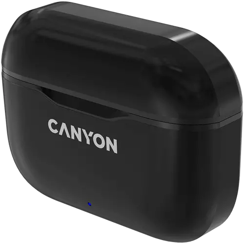 CANYON TWS-3 Bluetooth headset, with microphone, BT V5.0, Bluetrum AB5376A2, battery EarBud 40mAh*2+Charging Case 300mAh, cable length 0.3m, 62*22*46mm, 0.046kg, Black - image 4