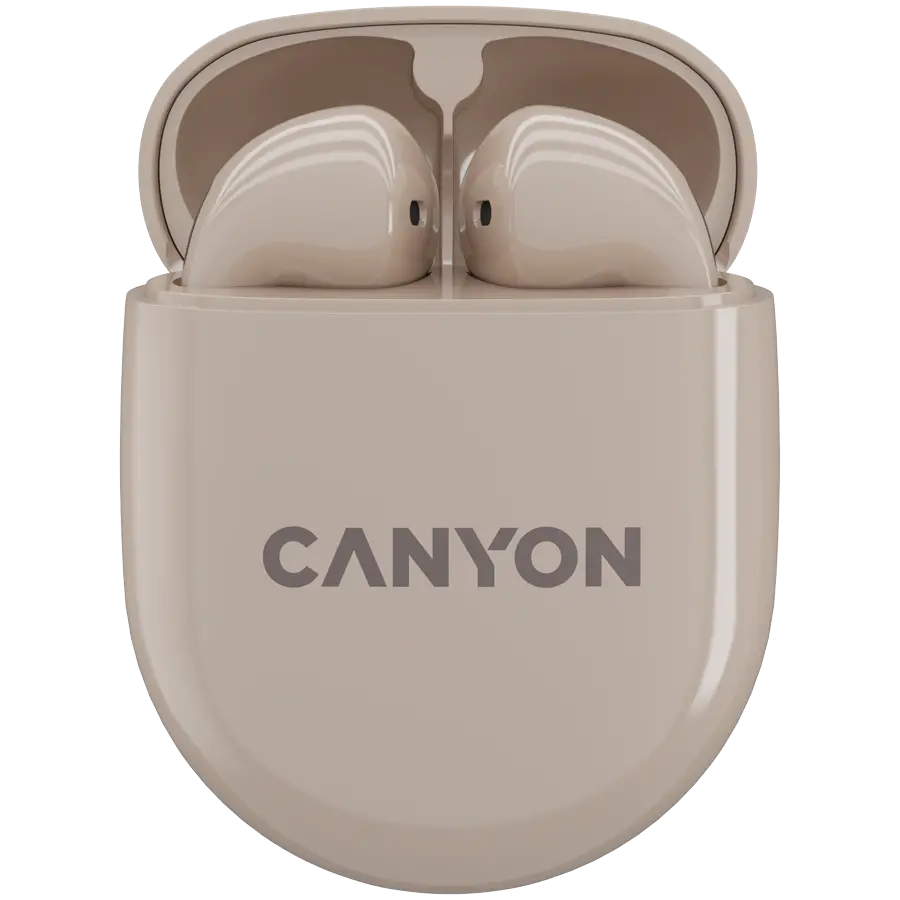 CANYON căști TWS-6 Bej