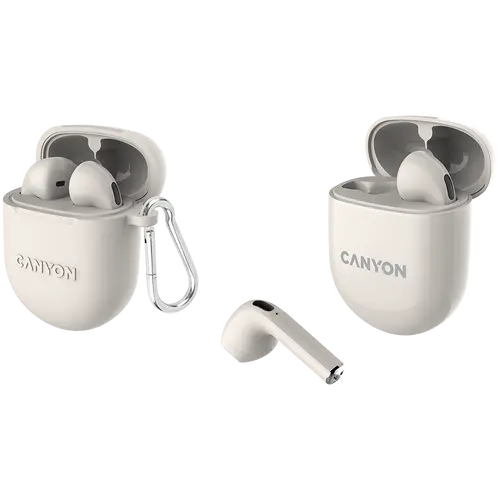 CANYON headset TWS-6 Beige - image 1