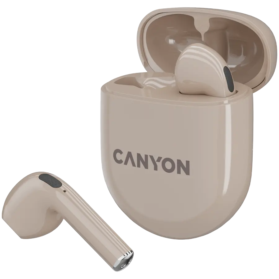 CANYON ακουστικά TWS-6 Μπεζ - image 2