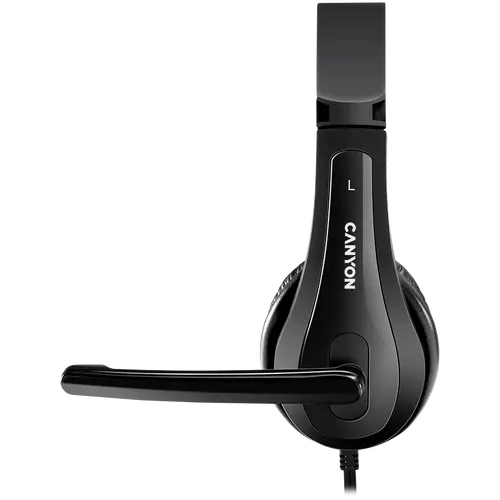 CANYON PC headset CHSU-1 PC Mic USB 2m Black - image 2