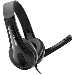 CANYON PC headset CHSU-1 PC Mic USB 2m Black