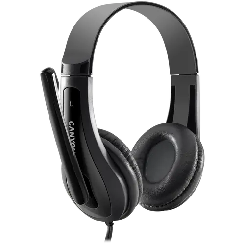CANYON căști PC headset HSC-1 PC Mic Flat 2m Negru - 3