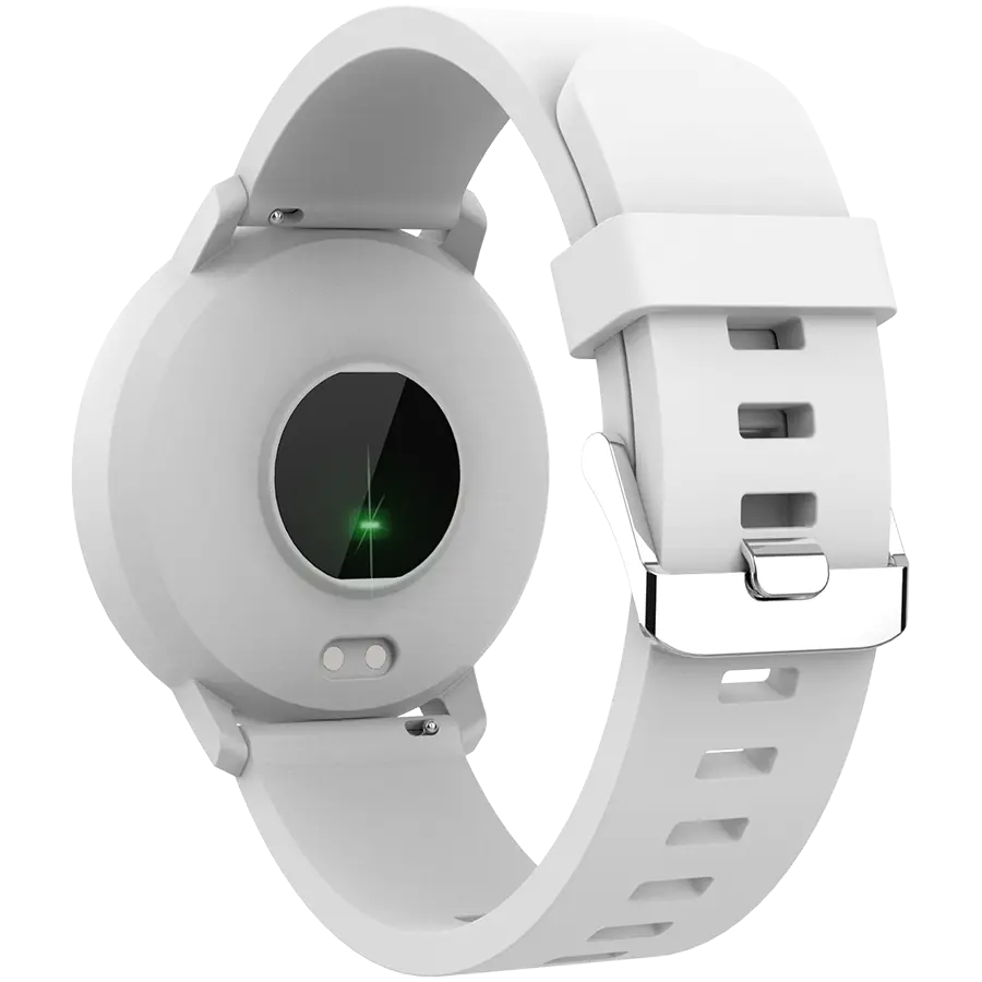 CANYON Lollypop SW-63, Smart watch, 1.3inches IPS full touch screen, Round watch, IP68 waterproof, multi-sport mode, BT5.0, compatibility with iOS and android, Silver white, Host: 25.2*42.5*10.7mm, Strap: 20*250mm, 45g - image 2
