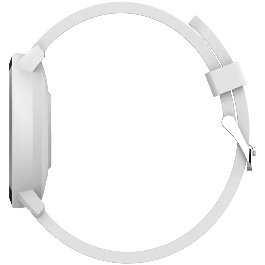 CANYON Lollypop SW-63, Smart watch, 1.3inches IPS full touch screen, Round watch, IP68 waterproof, multi-sport mode, BT5.0, compatibility with iOS and android, Silver white, Host: 25.2*42.5*10.7mm, Strap: 20*250mm, 45g - image 3