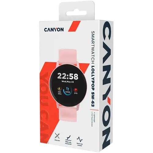 CANYON smart watch Lollypop SW-63 Pink - image 5