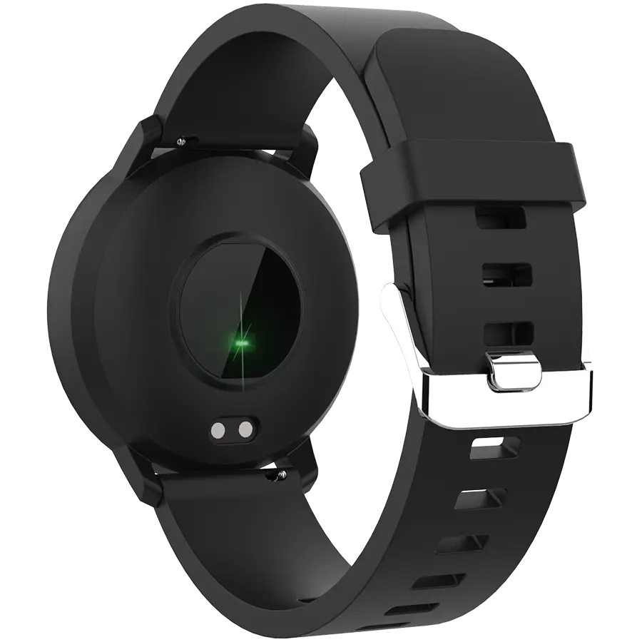 CANYON Lollypop SW-63, Smart watch, 1.3inches IPS full touch screen, Round watch, IP68 waterproof, multi-sport mode, BT5.0, compatibility with iOS and android, black, Host: 25.2*42.5*10.7mm, Strap: 20*250mm, 45g - image 2