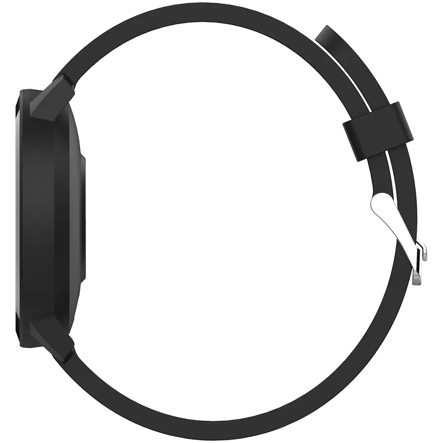 CANYON Lollypop SW-63, Smart watch, 1.3inches IPS full touch screen, Round watch, IP68 waterproof, multi-sport mode, BT5.0, compatibility with iOS and android, black, Host: 25.2*42.5*10.7mm, Strap: 20*250mm, 45g - image 3