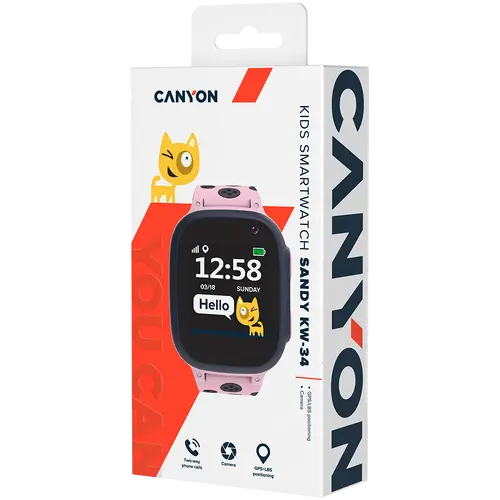 CANYON kids watch Sandy KW-34 Camera GSM GPS Pink - image 5