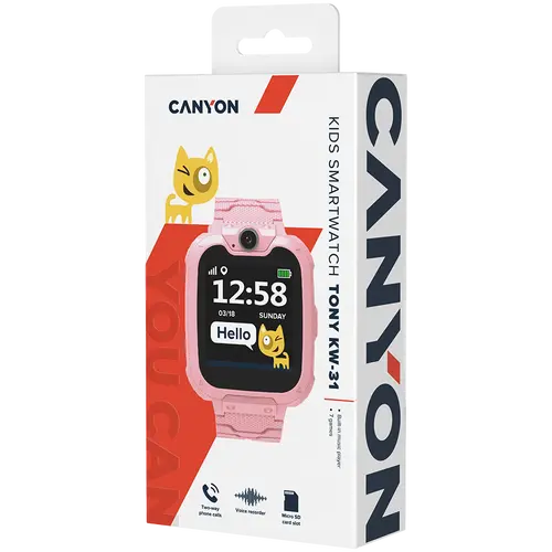 CANYON kids watch Tony KW-31 Camera GSM Red - image 5