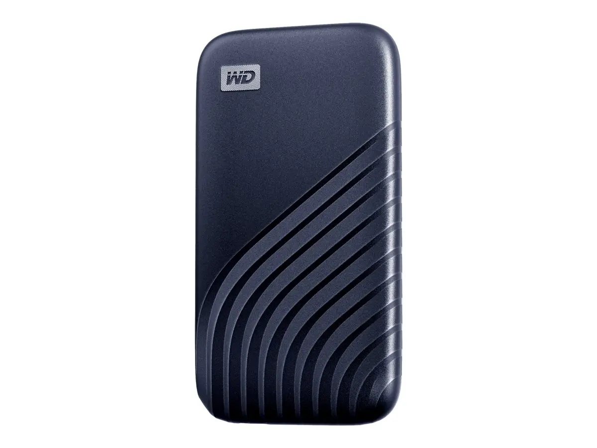 WD 2TB My Passport SSD - Portable SSD, up to 1050MB/s Read and 1000MB/s Write Speeds, USB 3.2 Gen 2 - Midnight Blue - image 1