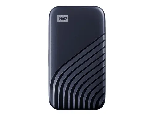WD 2TB My Passport SSD - Portable SSD, up to 1050MB/s Read and 1000MB/s Write Speeds, USB 3.2 Gen 2 - Midnight Blue