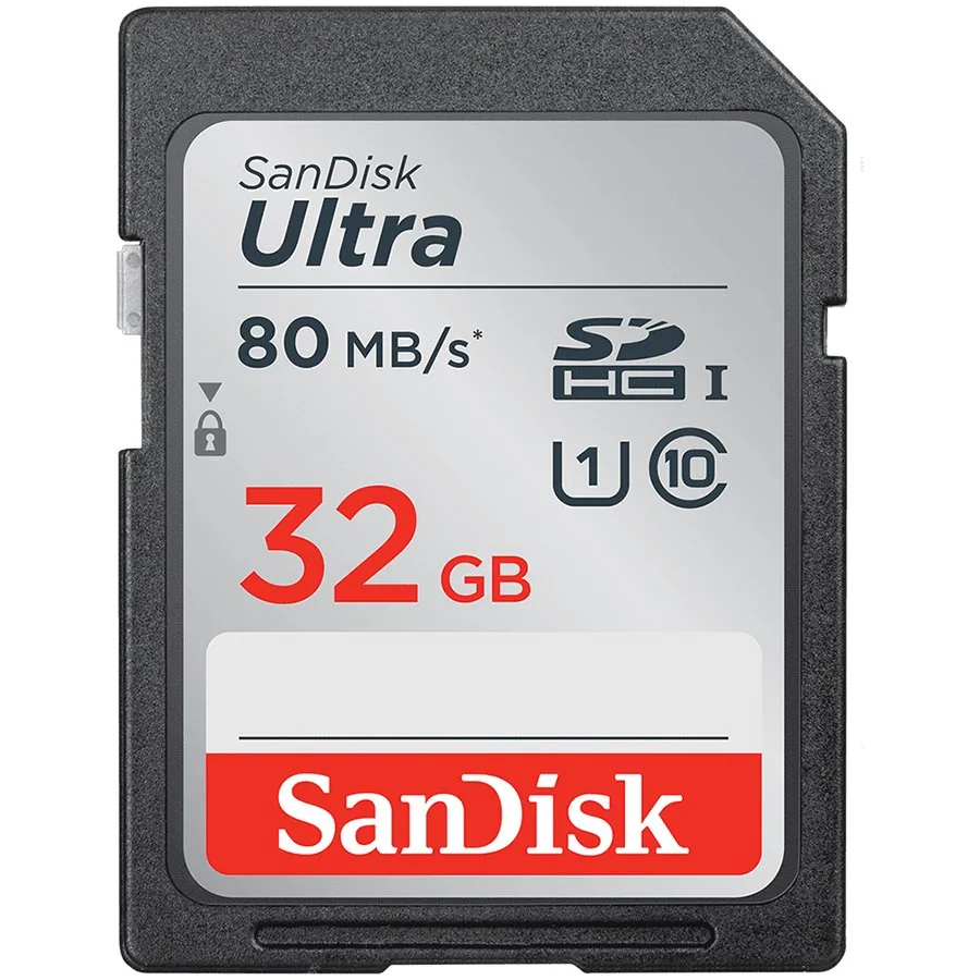 SanDisk Ultra 32GB SDHC Memory Card 120MB/s