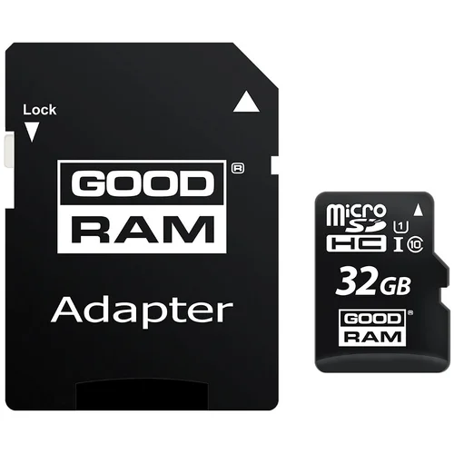 GOODRAM 32GB MICRO CARD cl 10 UHS I + adapter