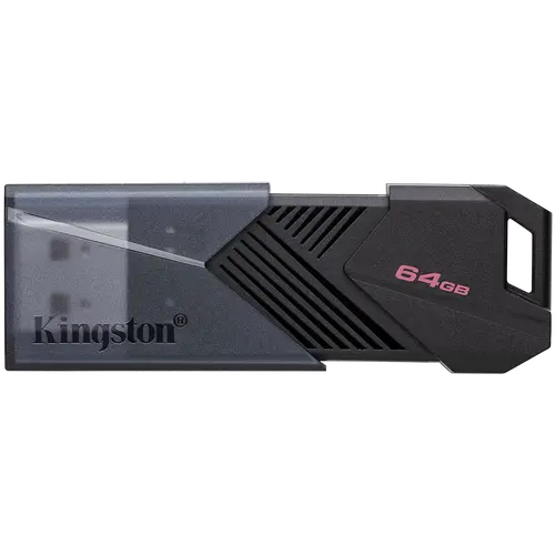 Kingston 64GB Portable USB 3.2 Gen 1 DataTraveler Exodia Onyx