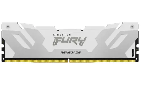 Kingston 32GB 6400MT/s DDR5 CL32 DIMM (Kit of 2) FURY Renegade White XMP - image 1