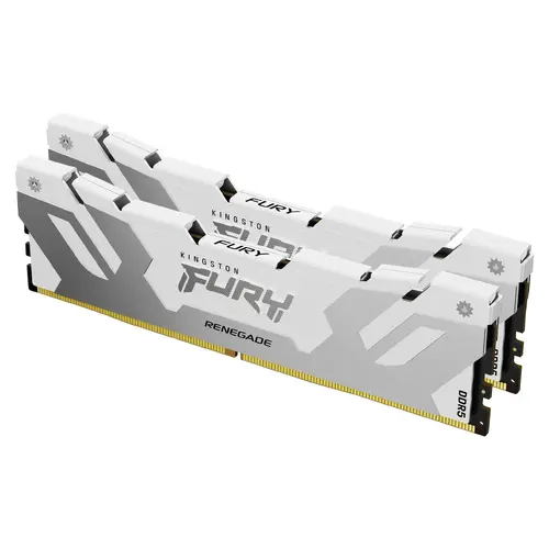 Kingston 32GB 6400MT/s DDR5 CL32 DIMM (Kit of 2) FURY Renegade White XMP