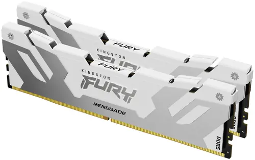 Kingston 32GB 7200MT/s DDR5 CL38 DIMM (Kit of 2) FURY Renegade White XMP