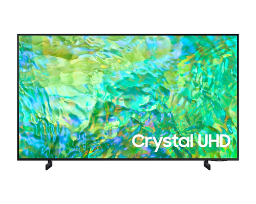 Телевизор, Samsung 55" 55CU8072 4K UHD LED TV, SMART, 3xHDMI, 2xUSB, Wi-Fi 5, Bluetooth 5.2, Frameless, Black