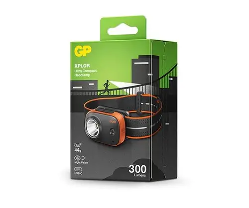 Челник GP BATTERIES XPLOR PHR16, 300 Lm, 50 m - image 1