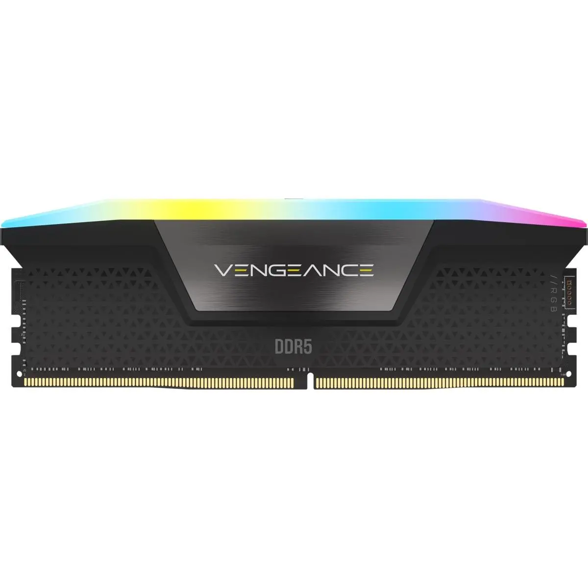 CORSAIR DDR5, 5200MT/s 32GB 2x16GB DIMM, 40-40-40-77, XMP 3.0, VENGEANCE RGB DDR5 Black Heatspreader, RGB LED, 1.25V - image 2