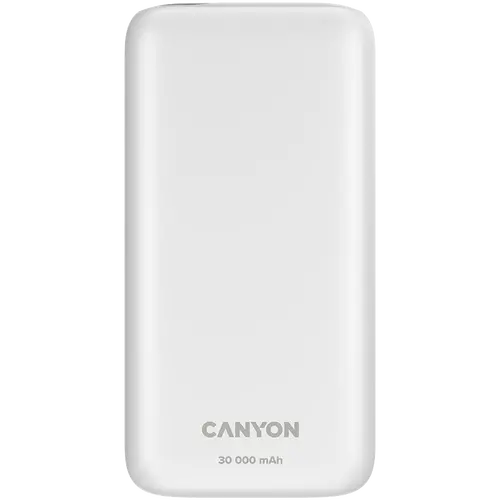 CANYON power bank PB-301 LED 30000 mAh PD 20W QC 3.0 White