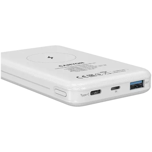 CANYON power bank PB-1001 10000 mAh PD 18W QC 3.0 Wireless 10W White - image 6