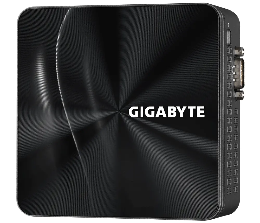 Настолен компютър Gigabyte Brix BRR5-4500, AMD Ryzen 5 4500U, 2 x SO-DIMM DDR4, M.2 SSD, USB Type-C™, WiFi 6 +BT, black - image 1