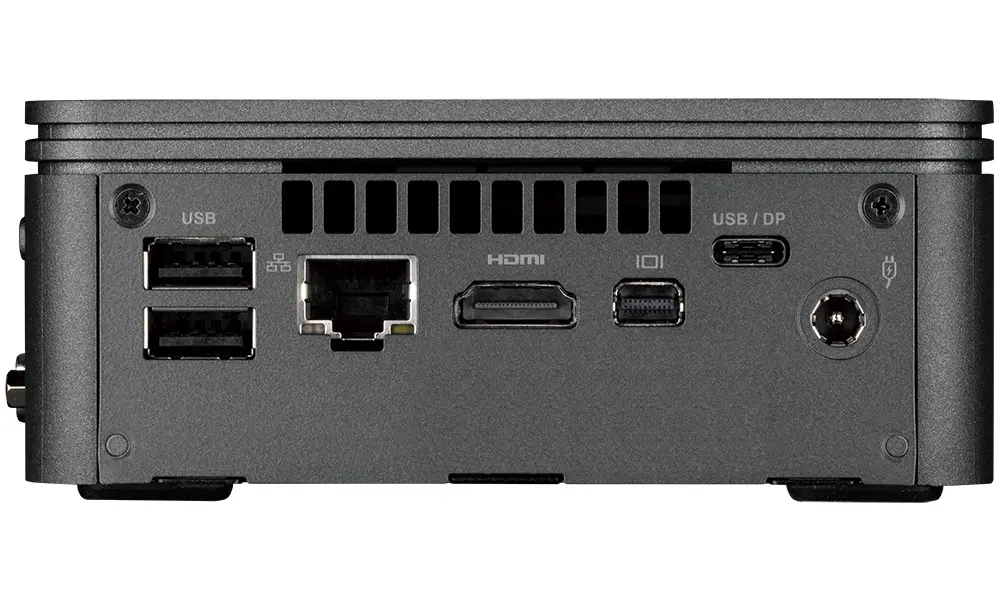 Настолен компютър Gigabyte Brix BRR5-4500, AMD Ryzen 5 4500U, 2 x SO-DIMM DDR4, M.2 SSD, USB Type-C™, WiFi 6 +BT, black - image 4
