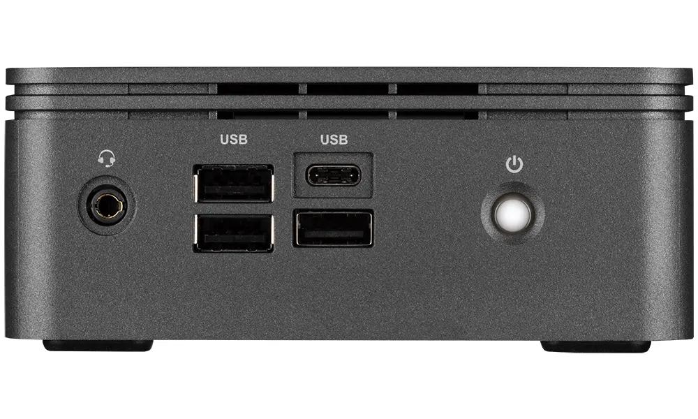Настолен компютър Gigabyte Brix BRR5-4500, AMD Ryzen 5 4500U, 2 x SO-DIMM DDR4, M.2 SSD, USB Type-C™, WiFi 6 +BT, black - image 5