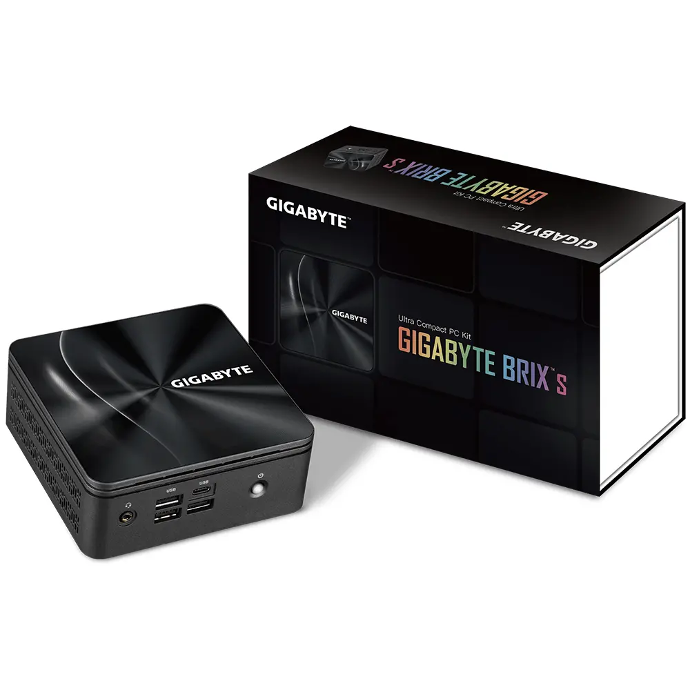 Настолен компютър Gigabyte Brix BRR5-4500, AMD Ryzen 5 4500U, 2 x SO-DIMM DDR4, M.2 SSD, USB Type-C™, WiFi 6 +BT, black - image 6