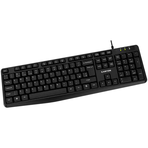 CANYON keyboard KB-1 EN/BG Wired Black - image 1