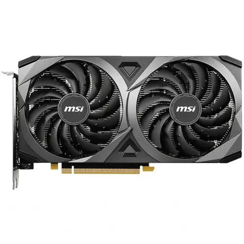 MSI Video Card Nvidia GeForce RTX 3060 VENTUS 2X 12G OC, 12GB GDDR6, 192-bit, 360 GB/s, 15 Gbps Effective Memory Clock, 1807 MHz Boost, 3584 CUDA Cores, PCIe 4.0, 3x DisplayPort 1.4a, HDMI 2.1, RAY TRACING, Dual Fan, 550W Recommended PSU, Metal Backplate, 3Y - image 1