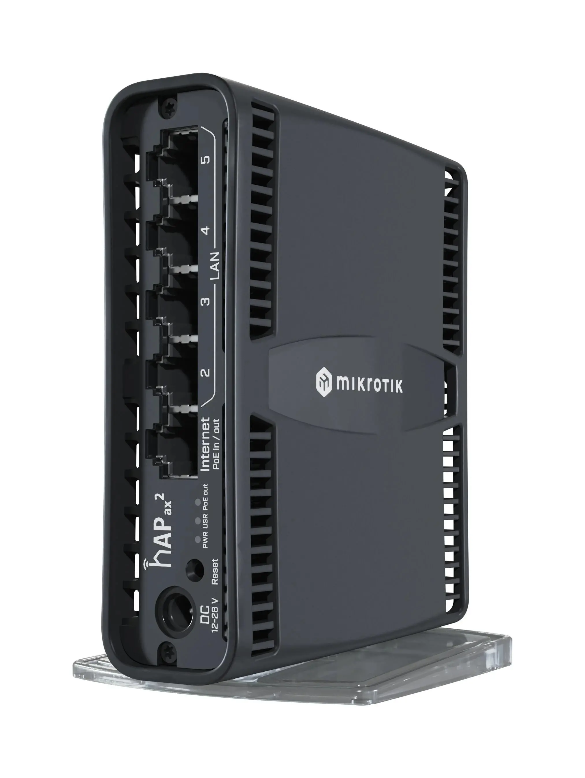 Router MikroTik hAP ax2 C52iG-5HaxD2HaxD-TC, 2.4/5GHz, Ethernet LAN, Negru