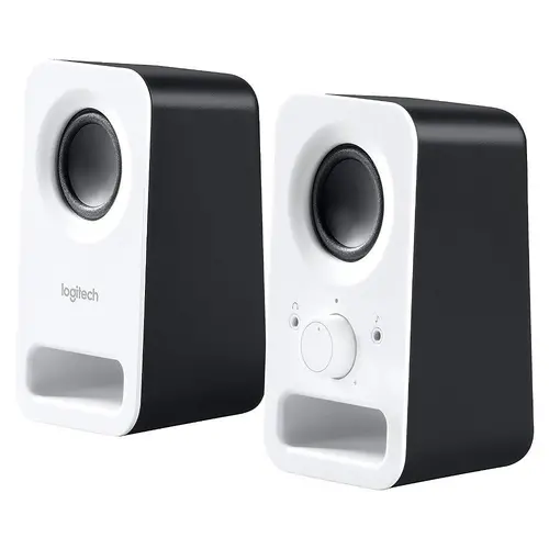 Тонколони Logitech Z150, 2.0, 3 W, 220V, Бели - image 1