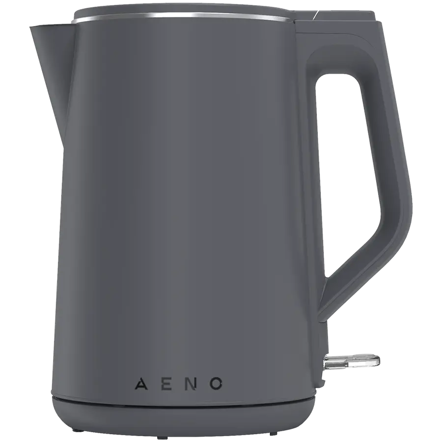 AENO Fierbător electric EK4: 1850-2200W, 1.5L, Strix, Pereți dubli, Corp care nu se încălzește, Oprire automată, Protecție împotriva funcționării fără