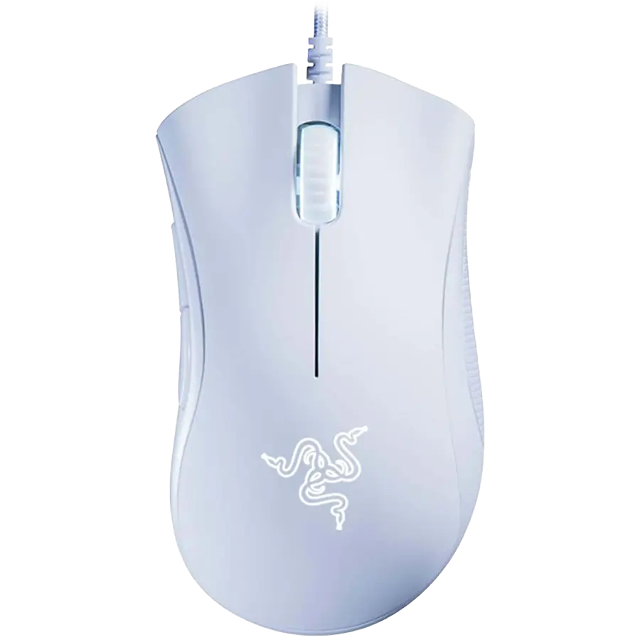 RAZER DeathAdder Essential White Gaming Mouse, 6400 DPI