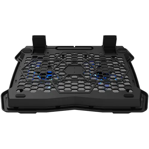 CANYON NS03, Cooling stand dual-fan with 2x2.0 USB hub, support up to 10”-15.6” laptop, ABS plastic and iron, Fans dimension:125*125*15mm(2pcs), DC 5V, fan speed: 800-1000RPM, size:340*265*30mm, 435g - image 1