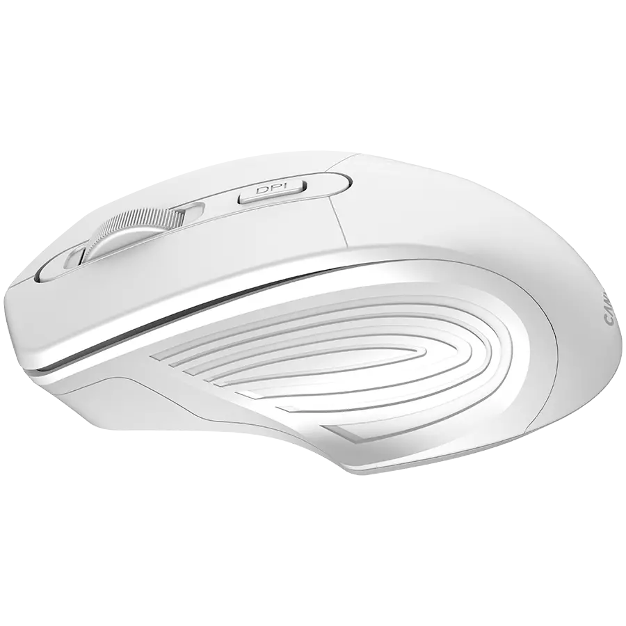 CANYON MW-15, 2.4GHz Wireless Optical Mouse with 4 buttons, DPI 800/1200/1600, Pearl white, 115*77*38mm, 0.064kg - image 1