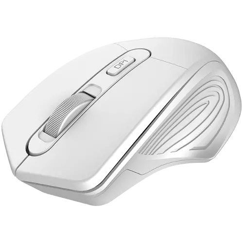 CANYON MW-15, 2.4GHz Wireless Optical Mouse with 4 buttons, DPI 800/1200/1600, Pearl white, 115*77*38mm, 0.064kg - image 3