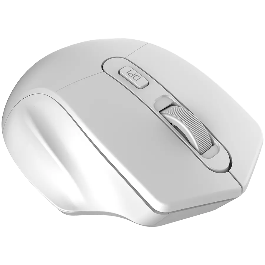 CANYON MW-15, 2.4GHz Wireless Optical Mouse with 4 buttons, DPI 800/1200/1600, Pearl white, 115*77*38mm, 0.064kg - image 4