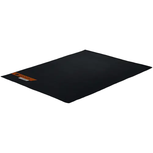 CANYON FM-01, floor mat for gaming chair Size: 100x130cm lower side:antislip basedurable polyester fabricColor: Black  with canyon logo - image 1
